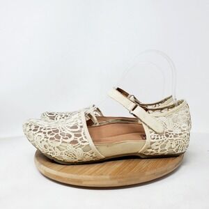 Kalso Earth Mary Jane Shoes Womens 9 Envision Lace Negative Heel Sandal